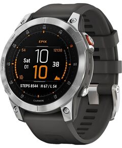 Смарт-часы Garmin Epix (Gen 2) Standard Edition | 47 mm, РАЗМЕР КОРПУСА: 47 мм, ВЕРСИЯ: Standard, ЦВЕТ: Slate Steel/Graphite