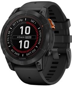 Смарт-часы Garmin Fēnix 7 Pro Solar Edition, РАЗМЕР КОРПУСА: 47 мм, ВЕРСИЯ: Pro | Solar, ЦВЕТ: Slate Gray/Black Band
