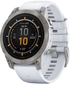 Смарт-часы Garmin Epix Pro (Gen 2) Sapphire Edition | 47 mm, РАЗМЕР КОРПУСА: 47 мм, ВЕРСИЯ: Pro | Sapphire, ЦВЕТ: Titanium/Whitestone