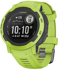 Смарт-часы Garmin Instinct 2 Standard Edition, РАЗМЕР КОРПУСА: 45 мм, SOLAR (Версии с линзами для зарядки от солнечной батареи собирают солнечную энергию и продлевают срок службы батареи.): Нет, ВЕРСИЯ: Standard, ЦВЕТ: Electric Lime