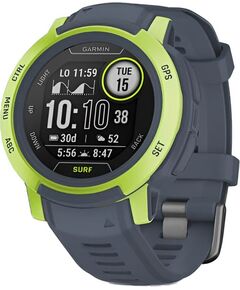 Смарт-часы Garmin Instinct 2 Surf Edition, РАЗМЕР КОРПУСА: 45 мм, SOLAR (Версии с линзами для зарядки от солнечной батареи собирают солнечную энергию и продлевают срок службы батареи.): Нет, ВЕРСИЯ: Surf, ЦВЕТ: Graphite Camo