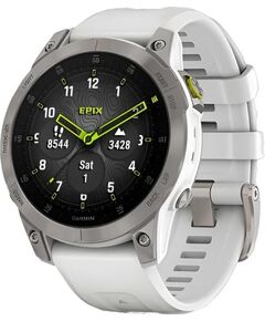 Смарт-часы Garmin Epix (Gen 2) Sapphire Edition 47 mm, РАЗМЕР КОРПУСА: 47 мм, ВЕРСИЯ: Sapphire, ЦВЕТ: White Titanium