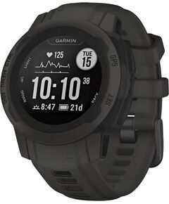 Смарт-часы Garmin Instinct 2S Standard Edition, РАЗМЕР КОРПУСА: 40 мм, SOLAR (Версии с линзами для зарядки от солнечной батареи собирают солнечную энергию и продлевают срок службы батареи.): Нет, ВЕРСИЯ: Standard, ЦВЕТ: Graphite