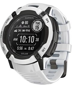 Смарт-часы Garmin Instinct 2X Solar, РАЗМЕР КОРПУСА: 50 мм, SOLAR (Версии с линзами для зарядки от солнечной батареи собирают солнечную энергию и продлевают срок службы батареи.): Да, ВЕРСИЯ: Standard, ЦВЕТ: Whitestone