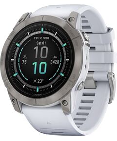 Смарт-часы Garmin Epix Pro (Gen 2) Sapphire Edition | 51 mm, РАЗМЕР КОРПУСА: 51 мм, ВЕРСИЯ: Pro | Sapphire, ЦВЕТ: Titanium/Whitestone