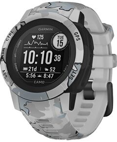 Смарт-часы Garmin Instinct 2S Camo Edition, РАЗМЕР КОРПУСА: 40 мм, SOLAR (Версии с линзами для зарядки от солнечной батареи собирают солнечную энергию и продлевают срок службы батареи.): Нет, ВЕРСИЯ: Camo, ЦВЕТ: Mist Camo