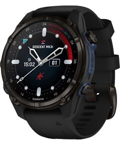 Смарт-часы Garmin Descent Mk3I 43 mm, РАЗМЕР КОРПУСА: 43 мм, ВЕРСИЯ: Descent Mk3I, ЦВЕТ: Carbon Gray DLC Titanium/Black