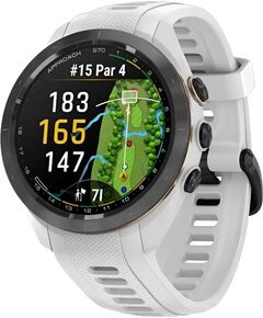 Смарт-часы Garmin Approach S70 - 42 mm, РАЗМЕР КОРПУСА: 42 мм, ЦВЕТ: Black Ceramic Bezel/White