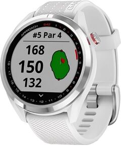 Смарт-часы Garmin Approach S42, ЦВЕТ: Polished Silver/White