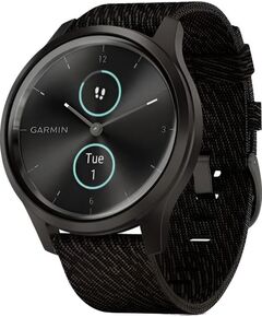 Смарт-часы Garmin Vívomove Style, ВЕРСИЯ: Vívomove Style, ЦВЕТ: Graphite Aluminum Case/Black Pepper Woven Nylon Band