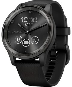 Смарт-часы Garmin Vívomove Trend, ВЕРСИЯ: Vívomove Trend, ЦВЕТ: Slate Stainless Steel Bezel/Black