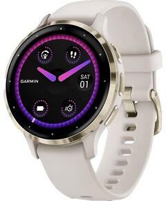 Смарт-часы Garmin Venu 3S, РАЗМЕР КОРПУСА: 41 мм, ЦВЕТ/МОДЕЛЬ: Soft Gold Stainless Steel Bezel with Ivory Case