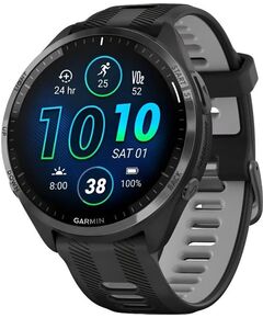 Смарт-часы Garmin Forerunner 965, ЦВЕТ/МОДЕЛЬ: Carbon Gray DLC Titanium Bezel with Black Case and Black/Powder Gray
