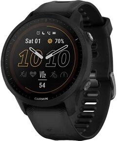 Смарт-часы Garmin Forerunner 955 Solar, SOLAR (Версии с линзами для зарядки от солнечной батареи собирают солнечную энергию и продлевают срок службы батареи.): Да, ЦВЕТ: Black