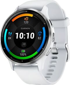 Смарт-часы Garmin Venu 3, РАЗМЕР КОРПУСА: 45 мм, ЦВЕТ/МОДЕЛЬ: Silver Stainless Steel Bezel with Whitestone Case