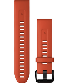 Ремешок сменный Garmin QuickFit 20 мм, ЦВЕТ: Flame Red, МАТЕРИАЛ РЕМЕШКА: Силикон