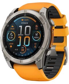 Смарт-часы Garmin Fēnix 8 Amoled 51 mm, РАЗМЕР КОРПУСА: 51 мм, ВЕРСИЯ: Amoled, ЦВЕТ: Orange/Graphite