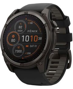 Смарт-часы Garmin Fēnix 8 Solar 51 mm, РАЗМЕР КОРПУСА: 51 мм, ВЕРСИЯ: Solar, ЦВЕТ: Black/Pebble Gray