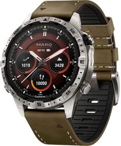 Смарт-часы Garmin Marq Adventurer (Gen 2) - Damascus Steel Edition, МАТЕРИАЛ КОРПУСА: Дамасская сталь, ВЕРСИЯ: Adventurer