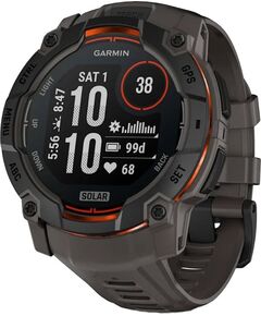 Смарт-часы Garmin Instinct 3 Solar 50 mm, РАЗМЕР КОРПУСА: 50 мм, ВЕРСИЯ: Instinct 3 Solar, ЦВЕТ: Black