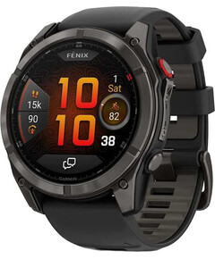 Смарт-часы Garmin Fēnix 8 Pro Amoled 51 mm, РАЗМЕР КОРПУСА: 51 мм, ВЕРСИЯ: Pro | Amoled, ЦВЕТ: Carbon Gray DLC Titanium/Black/Pebble Gray