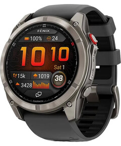 Смарт-часы Garmin Fēnix 8 Pro Amoled 47 mm, РАЗМЕР КОРПУСА: 47 мм, ВЕРСИЯ: Pro | Amoled, ЦВЕТ: Titanium with Graphite/Black
