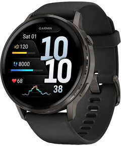 Смарт-часы Garmin Venu 4 - 45 mm, РАЗМЕР КОРПУСА: 45 мм, ЦВЕТ: Slate/Black