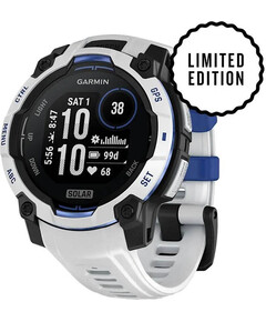 Смарт-часы Garmin Instinct 3 Solar 45 mm, РАЗМЕР КОРПУСА: 45 мм, ВЕРСИЯ: Instinct 3 Solar, ЦВЕТ: Whitestone/Bolt Blue