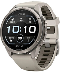 Смарт-часы Garmin Fēnix 9 Pro 43 mm, ЦВЕТ: Titanium/Fog Gray, РАЗМЕР КОРПУСА: 43 мм, ВЕРСИЯ: Pro