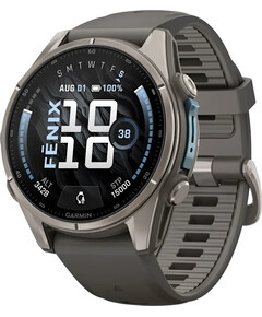 Смарт-часы Garmin Fēnix 9 51 mm, ЦВЕТ: Titanium/Pebble Gray, РАЗМЕР КОРПУСА: 51 мм, ВЕРСИЯ: Fēnix 9