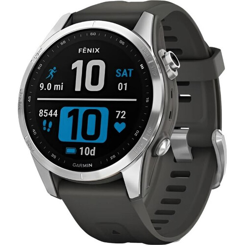 Смарт-часы Fēnix S7 Standard Edition Silver/Graphite, РАЗМЕР КОРПУСА: 42 мм, ВЕРСИЯ: Standard, ЦВЕТ: Silver/Graphite