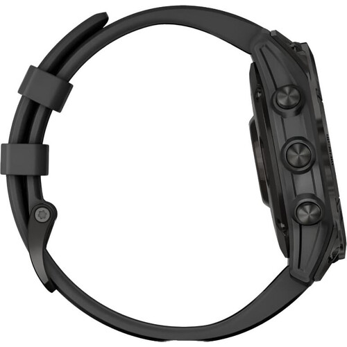 Смарт-часы Fēnix 7 Sapphire Solar Edition Black DLC Titanium with Black, РАЗМЕР КОРПУСА: 47 мм, ВЕРСИЯ: Sapphire Solar, ЦВЕТ: Black DLC Titanium/Black, изображение 5