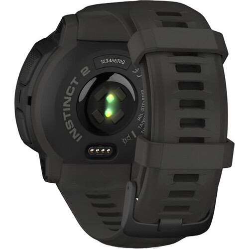 Смарт-часы Instinct 2 Standard Edition Graphite, РАЗМЕР КОРПУСА: 45 мм, SOLAR (Версии с линзами для зарядки от солнечной батареи собирают солнечную энергию и продлевают срок службы батареи.): Нет, ВЕРСИЯ: Standard, ЦВЕТ: Graphite, изображение 6