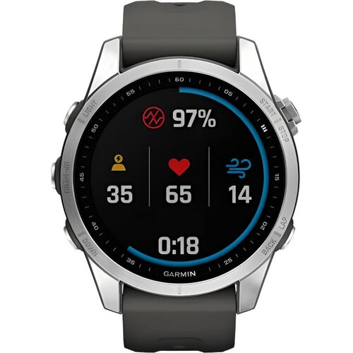 Смарт-часы Fēnix S7 Standard Edition Silver/Graphite, РАЗМЕР КОРПУСА: 42 мм, ВЕРСИЯ: Standard, ЦВЕТ: Silver/Graphite, изображение 4