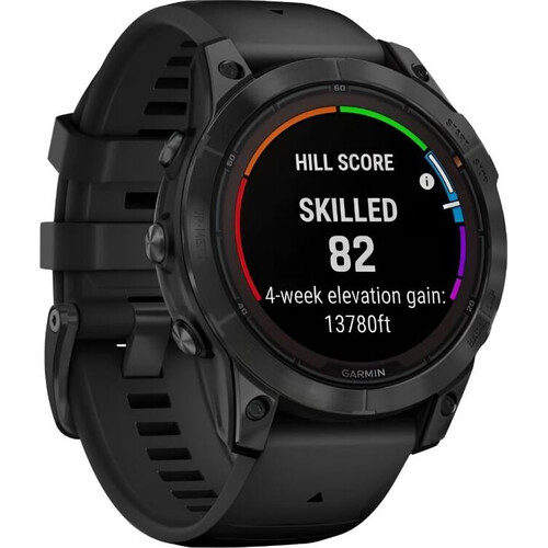 Смарт-часы Fēnix 7 Pro Solar Edition Slate Gray/Black, РАЗМЕР КОРПУСА: 47 мм, ВЕРСИЯ: Pro | Solar, ЦВЕТ: Slate Gray/Black Band, изображение 3