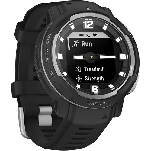Смарт-часы Instinct Crossover Standard Edition Black, SOLAR (Версии с линзами для зарядки от солнечной батареи собирают солнечную энергию и продлевают срок службы батареи.): Нет, ВЕРСИЯ: Standard, ЦВЕТ: Black, изображение 3
