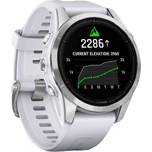 Смарт-часы Epix Pro (Gen 2) Standard Edition | 42 mm Silver/Whitestone, РАЗМЕР КОРПУСА: 42 мм, ВЕРСИЯ: Pro | Standard, ЦВЕТ: Silver/Whitestone, изображение 3