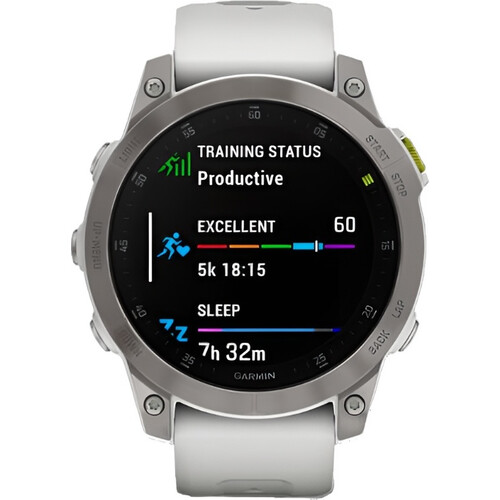 Смарт-часы Epix (Gen 2) Sapphire Edition 47 mm White Titanium, РАЗМЕР КОРПУСА: 47 мм, ВЕРСИЯ: Sapphire, ЦВЕТ: White Titanium, изображение 2