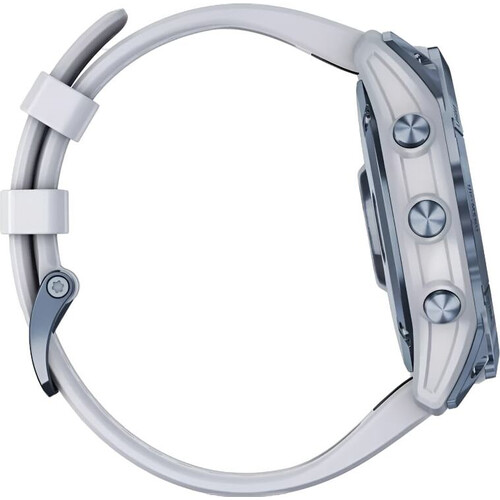 Смарт-часы Fēnix 7X Sapphire Solar Edition Mineral Blue Titanium/Whitestone, РАЗМЕР КОРПУСА: 51 мм, ВЕРСИЯ: Sapphire Solar, ЦВЕТ: Mineral Blue Titanium/Whitestone, изображение 5