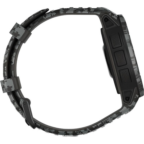 Смарт-часы Instinct 2 Camo Edition Graphite Camo, РАЗМЕР КОРПУСА: 45 мм, SOLAR (Версии с линзами для зарядки от солнечной батареи собирают солнечную энергию и продлевают срок службы батареи.): Нет, ВЕРСИЯ: Camo, ЦВЕТ: Graphite Camo, изображение 5