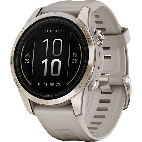 Смарт-часы Epix Pro (Gen 2) Sapphire Edition | 42 mm Soft Gold/Light Sand, РАЗМЕР КОРПУСА: 42 мм, ВЕРСИЯ: Pro | Sapphire, ЦВЕТ: Soft Gold/Light Sand