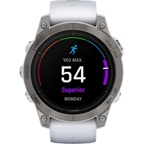 Смарт-часы Epix Pro (Gen 2) Sapphire Edition | 47 mm Titanium/Whitestone, ЦВЕТ: Titanium/Whitestone, РАЗМЕР КОРПУСА: 47 мм, ВЕРСИЯ: Pro | Sapphire, изображение 2