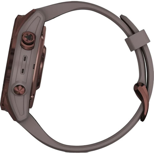 Смарт-часы Fēnix 7S Sapphire Solar Edition Dark Bronze Titanium/Shale Gray, ЦВЕТ: Dark Bronze Titanium/Shale Gray, РАЗМЕР КОРПУСА: 42 мм, ВЕРСИЯ: Sapphire Solar, изображение 7