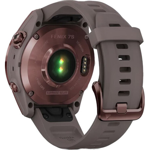 Смарт-часы Fēnix 7S Sapphire Solar Edition Dark Bronze Titanium/Shale Gray, ЦВЕТ: Dark Bronze Titanium/Shale Gray, РАЗМЕР КОРПУСА: 42 мм, ВЕРСИЯ: Sapphire Solar, изображение 6