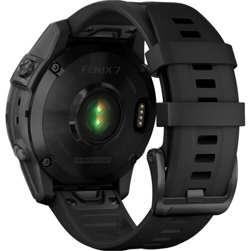 Смарт-часы Fēnix 7 Sapphire Solar Edition Black DLC Titanium with Black, РАЗМЕР КОРПУСА: 47 мм, ВЕРСИЯ: Sapphire Solar, ЦВЕТ: Black DLC Titanium/Black, изображение 6