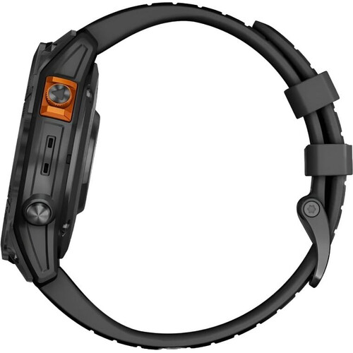 Смарт-часы Fēnix 7 Pro Solar Edition (No Wi-Fi) Slate Gray/Black, РАЗМЕР КОРПУСА: 47 мм, ВЕРСИЯ: Pro | Solar (No WI-FI), ЦВЕТ: Slate Gray/Black Band, изображение 7