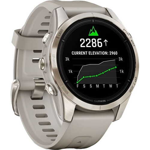 Смарт-часы Epix Pro (Gen 2) Sapphire Edition | 42 mm Soft Gold/Light Sand, РАЗМЕР КОРПУСА: 42 мм, ВЕРСИЯ: Pro | Sapphire, ЦВЕТ: Soft Gold/Light Sand, изображение 3