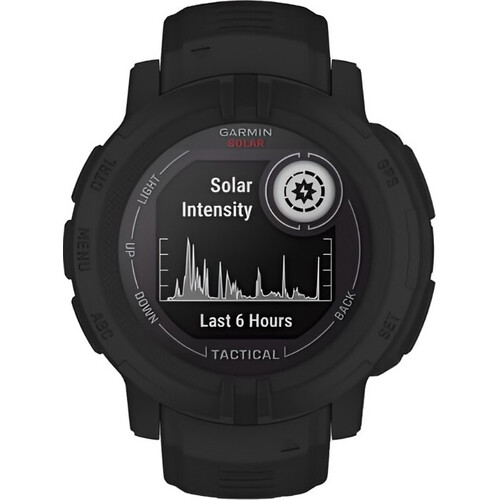 Смарт-часы Instinct 2 Solar Tactical Edition Black, РАЗМЕР КОРПУСА: 45 мм, SOLAR (Версии с линзами для зарядки от солнечной батареи собирают солнечную энергию и продлевают срок службы батареи.): Да, ВЕРСИЯ: Tactical, ЦВЕТ: Black, изображение 2