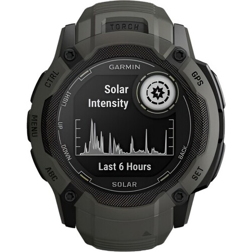 Смарт-часы Instinct 2X Solar Moss, РАЗМЕР КОРПУСА: 50 мм, SOLAR (Версии с линзами для зарядки от солнечной батареи собирают солнечную энергию и продлевают срок службы батареи.): Да, ВЕРСИЯ: Standard, ЦВЕТ: Moss, изображение 2