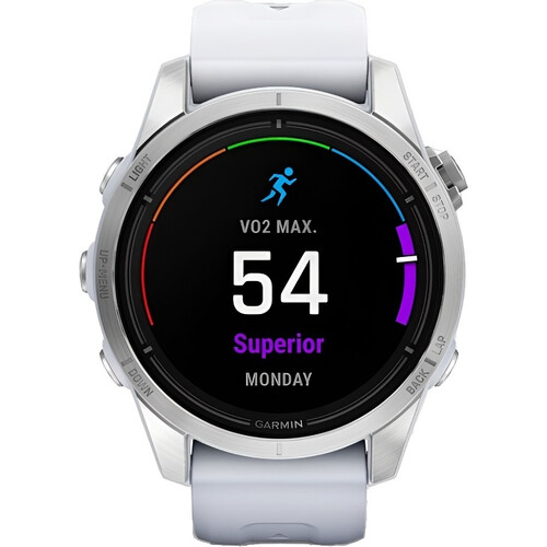 Смарт-часы Epix Pro (Gen 2) Standard Edition | 42 mm Silver/Whitestone, РАЗМЕР КОРПУСА: 42 мм, ВЕРСИЯ: Pro | Standard, ЦВЕТ: Silver/Whitestone, изображение 2